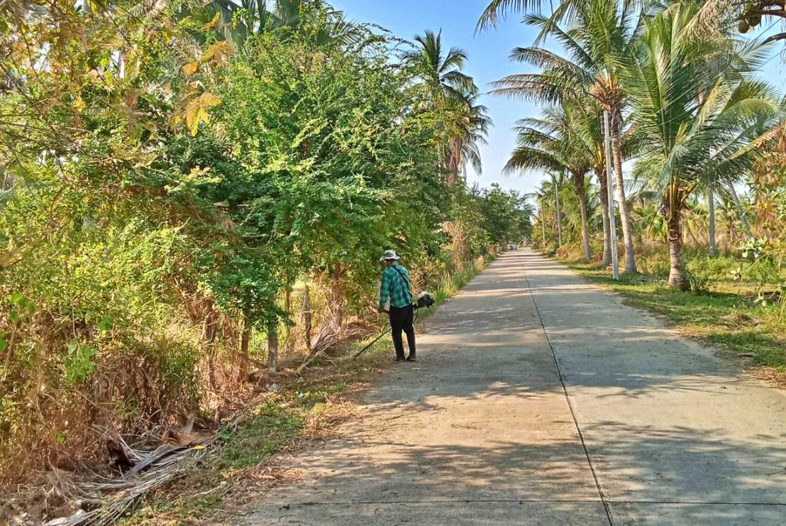 ปรับปรุงภูมิทัศน์สายมะขามหมู่ และสายอุดม-ทางหวาย หมู่ที่ 9 บ้านหนองน้ำขาว
