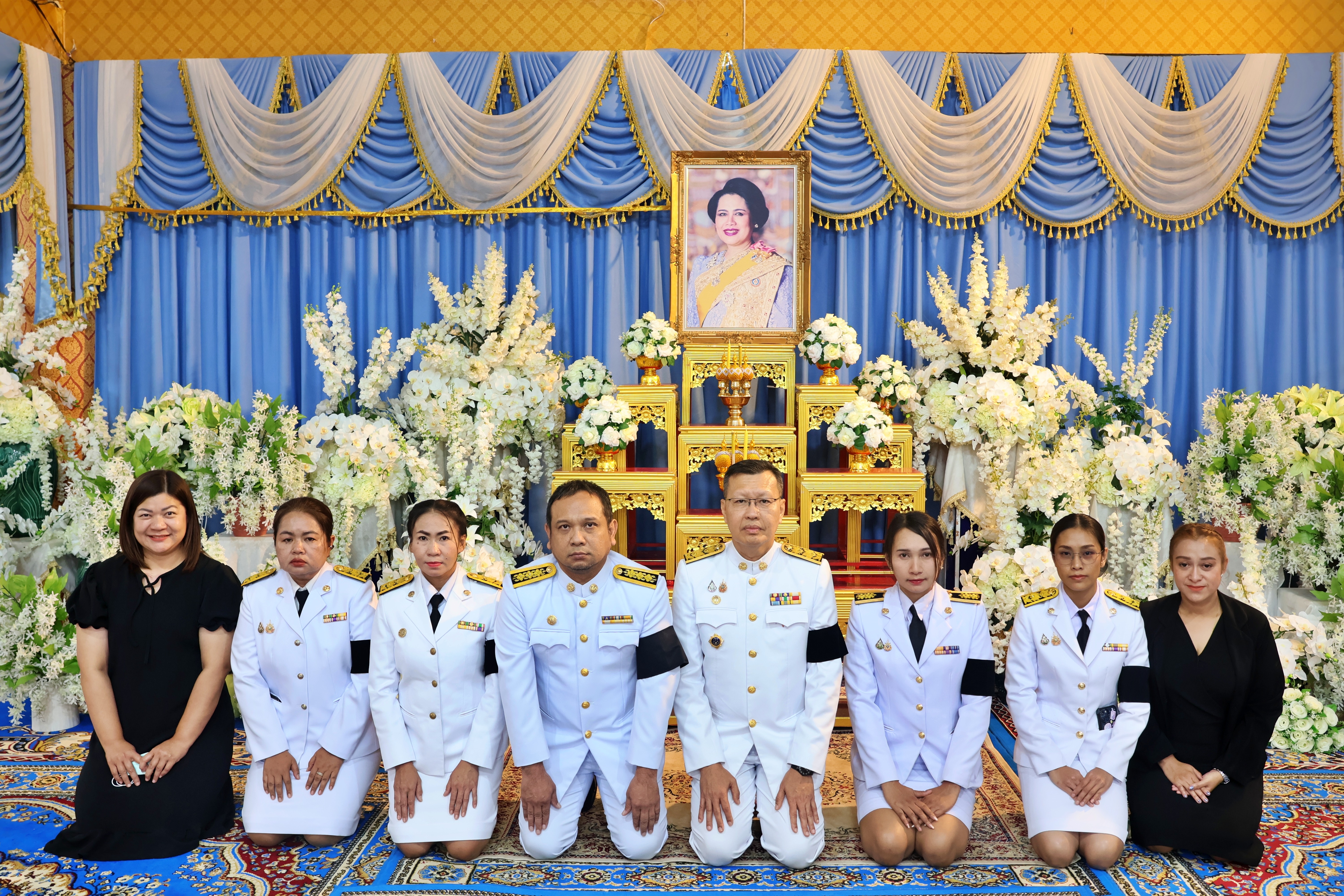 พิธีบำเพ็ญกุศลปัญญาสมวาร 50 วัน เพื่ออุทิศถวายเป็นพระราชกุศลแด่สมเด็จพระนางเจ้าสิริกิติ พระบรมราชินีนาถ
