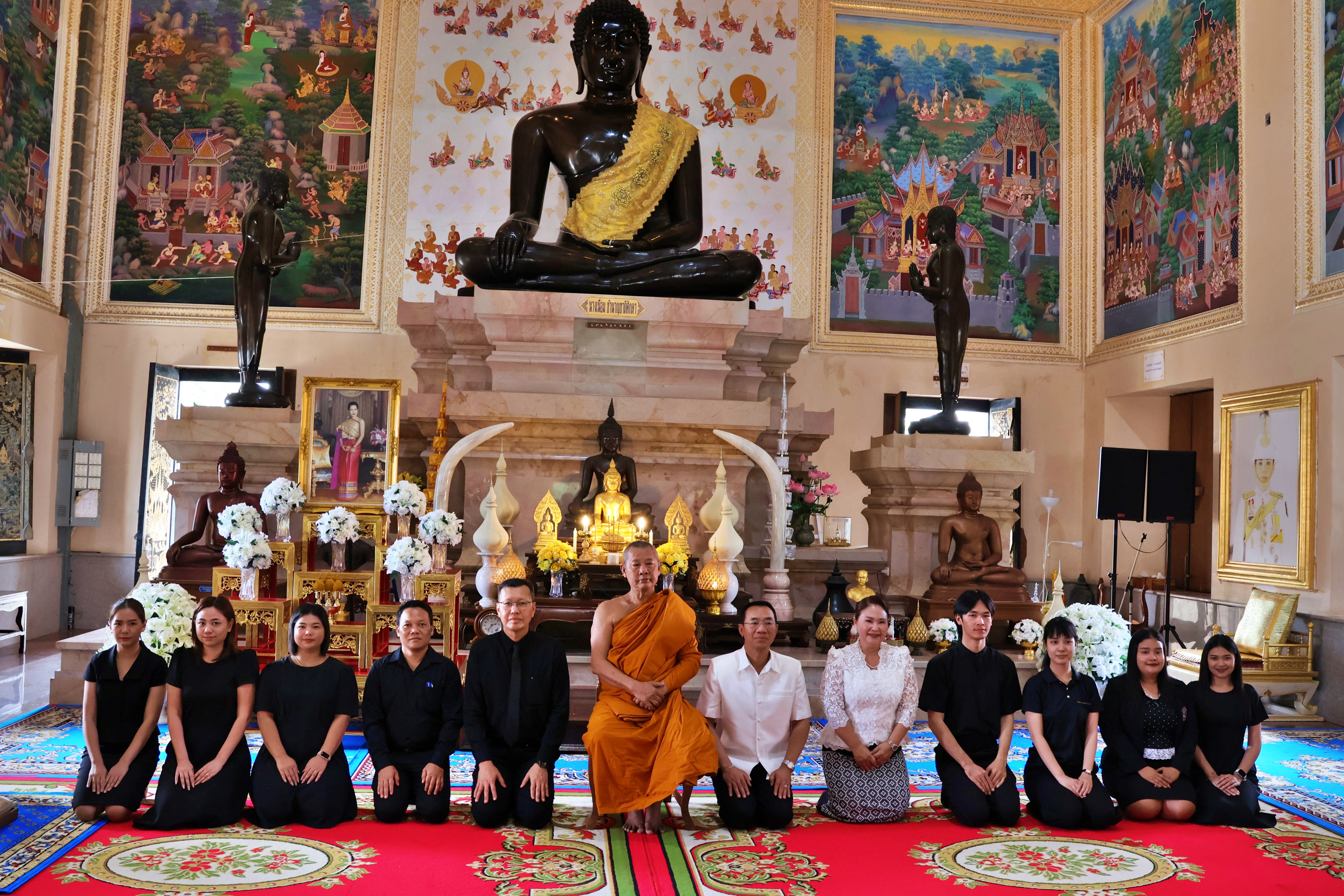 พิธีสวดพระพุทธมนต์และเจริญจิตตภาวนาอุทิศถวายเป็นพระราชกุศลแด่สมเด็จพระนางเจ้าสิริกิติ์พระบรมราชินีนาถ พระบรมราชชนนีพันปีหลวง ประจำเดือน กุมภาพันธ์ 2569